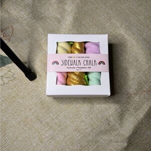 TWEE 3 UNICORN HORNS Sidewalk Chalk Pastel/Gold Handmade In USA